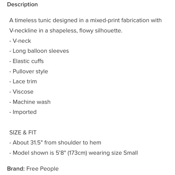 Free People Luna Scarf print tunic - Picture 4 of 6